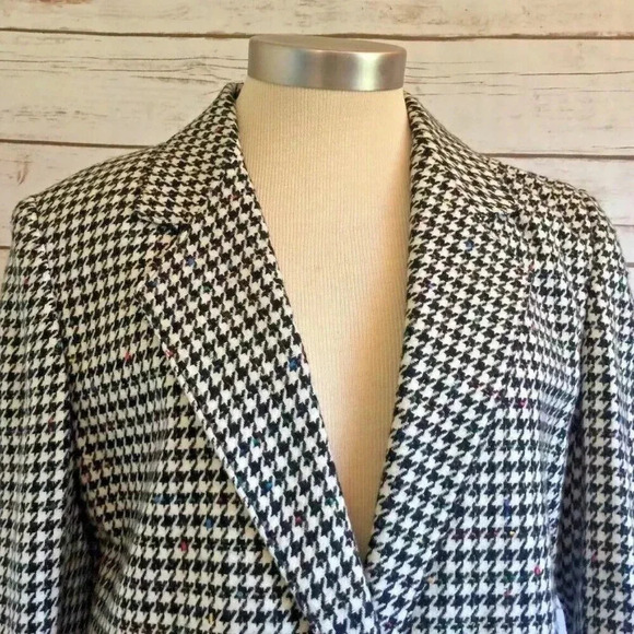 CASABLANCA Women Fully Lined Front Open Multi-Colored Blazer Jacket Size 6 - Picture 2 of 12